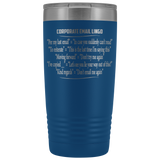 Corporate Email Lingo Funny Work Employee E-Mail CLEAN Offensive Coffee Cup Mug 20 Ounce Tumbler - Luxurious Inspirations
