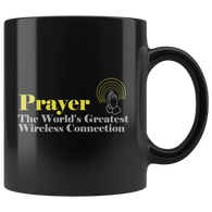 Prayer The World's Greatest Wireless Connection Coffee Cup Mug - Luxurious Inspirations