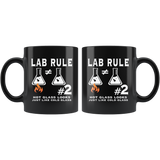 Lab Rule #2 Hot Glass Looks Just Like Cold Glass Coffee Cup Mug - Luxurious Inspirations