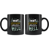 Hot flashes god's way of preparing you for hell period women satan coffee cup mug - Luxurious Inspirations