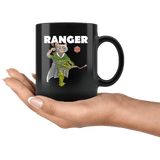 Ranger Archer Cat Black Mug - Funny Class DND D&D Dungeons And Dragons Coffee Cup - Luxurious Inspirations
