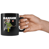 Ranger Archer Cat Black Mug - Funny Class DND D&D Dungeons And Dragons Coffee Cup - Luxurious Inspirations