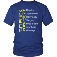 Reading Japanese Is Easy Go F Yourself Funny Offensive T-Shirt - Luxurious Inspirations