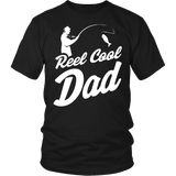 Reel Cool Dad Shirt - Funny Clever Fishing Father Daddy Tee - Luxurious Inspirations