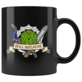 Roll Initiative Mug - Funny DND D&D DM D20 RPG Coffee Cup - Luxurious Inspirations