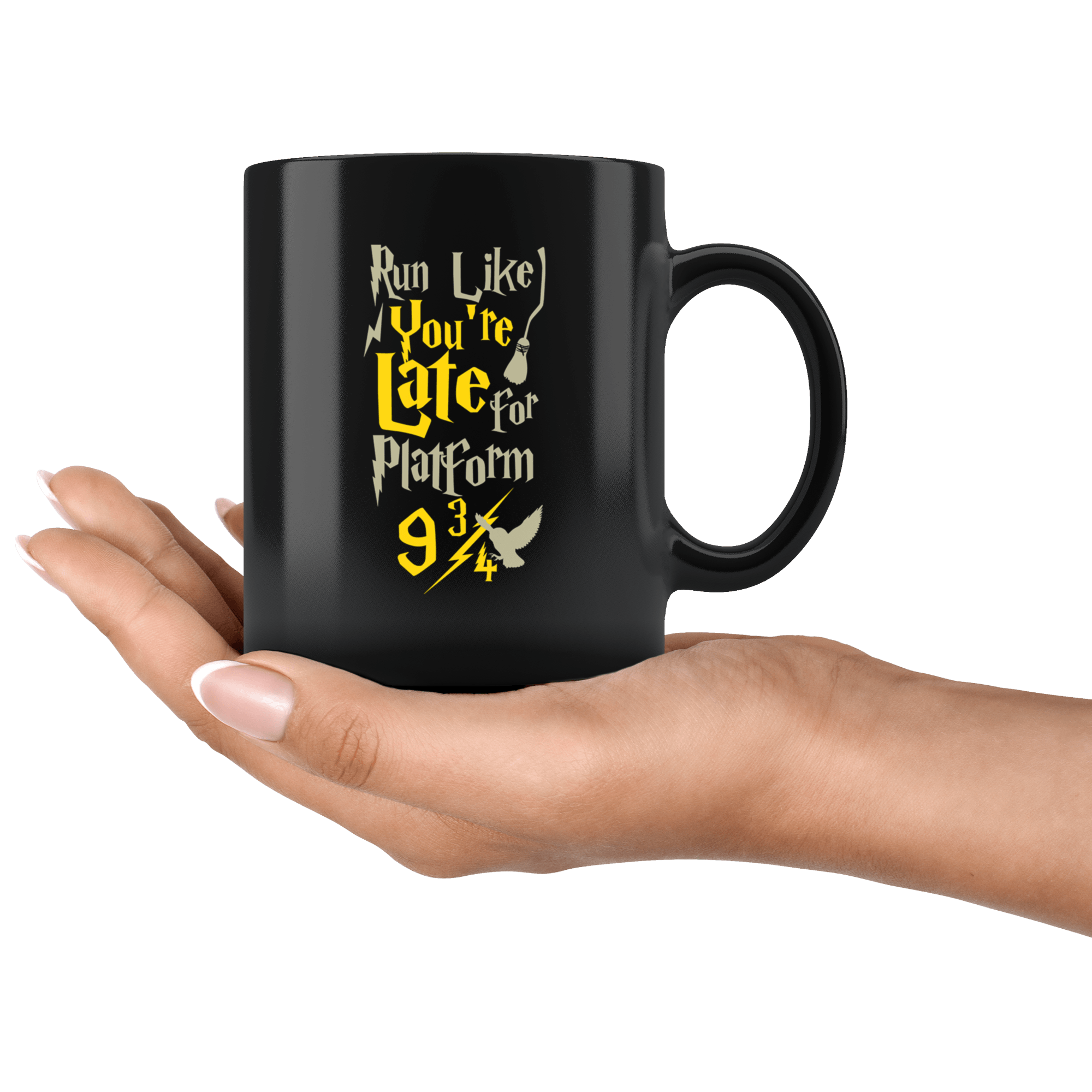 Run Like You're Late For Platform 9 3/4 Mug - Harry Wizard Funny Coffee Cup
