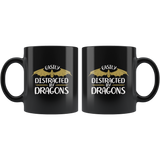 Easily Distracted By Dragons Coffee Cup Mug - Luxurious Inspirations