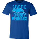 Save The Chubby Mermaids Shirt - Funny Manatee Animal Sea Tee - Luxurious Inspirations