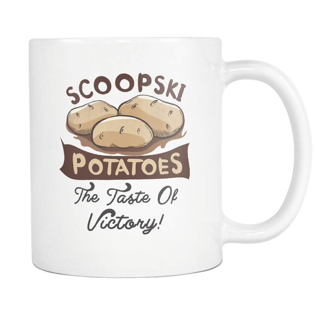 Scoopski Potatoes Mug Funny Jokers Coffee Cup Binge Prints
