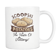 Scoopski Potatoes Mug - Funny Jokers Coffee Cup - Luxurious Inspirations