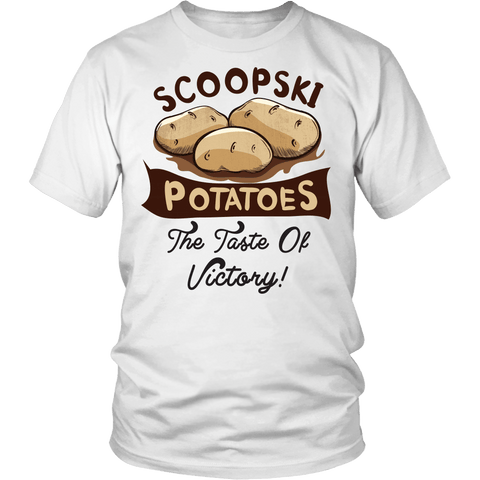 Scoopski Potatoes Shirt - Funny Jokers Tee - Luxurious Inspirations