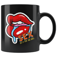 Sex Do It For The Kids Mug - Funny Adult Humor Offensive Crude Rude Coffee Cup - Luxurious Inspirations