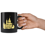 My other home is a castle magical happy place fun kids fireworks coffee cup mug - Luxurious Inspirations