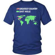 Shit Hole Tee Shirt - Funny Trump Quote 'Merica Shithole T-Shirt - Luxurious Inspirations