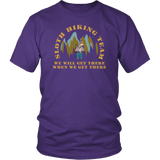 Sloth Hiking Team We Will Get There When We Get There Funny Hiking Mountain T-Shirt - Luxurious Inspirations