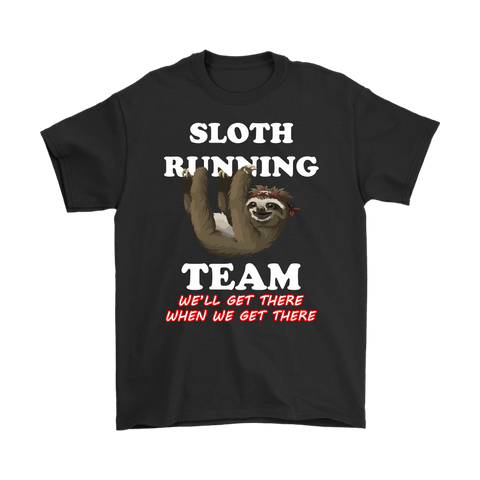 Sloth Running Team Shirt - Funny International T-Shirt - Luxurious Inspirations