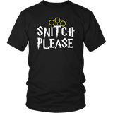 Snitch Please T-Shirt - Funny Parody Magic Harry Wizard World Sport Golden Hoop Fan Merchandise Tee Shirt - Luxurious Inspirations