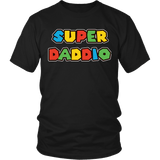 Super Daddio Shirt - Funny Mario Dad Tee - Luxurious Inspirations