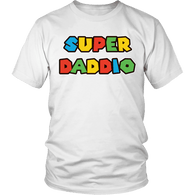 Super Daddio Shirt - Funny Mario Dad Tee - Luxurious Inspirations