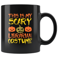 This Is My Scary Librarian Costume Ghost Witch Halloween Children Candy Trick or Treat Makeup Mug Coffee Cup - Luxurious Inspirations