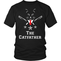 The Catfather Shirt - Funny God Father Cat Lover Gift Tee - Luxurious Inspirations
