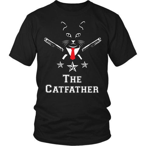 The Catfather Shirt - Funny God Father Cat Lover Gift Tee - Luxurious Inspirations