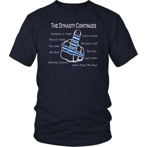 The Dynasty Continues Brady 6th Ring T-Shirt - V2 Goat New England Offensive Middle Finger Too Slow Tee Shirt - Luxurious Inspirations