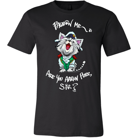 The Hamilton Cat Shirt - Funny Cute Aaron Purr Tee - Luxurious Inspirations