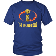 The Incredirolls DND Parody T-Shirt - Luxurious Inspirations
