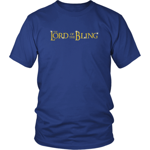 The Lord Of The Bling Shirt - Funny Movie Parody Jewelry Fan Lovers Tee Shirt For Men And Women Unisex - Luxurious Inspirations