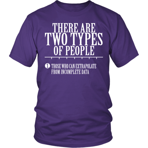 There Are Two Types Of People Funny Math T-Shirt