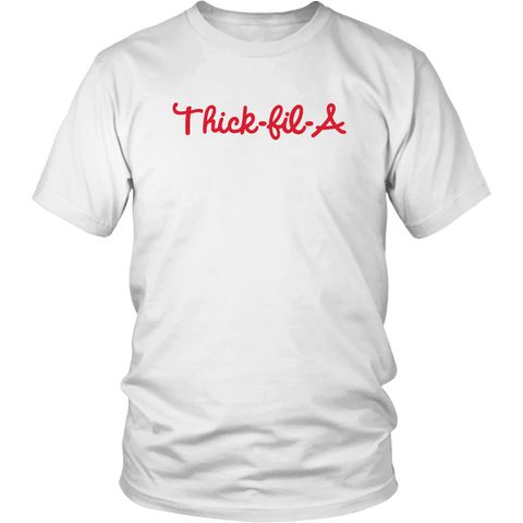 Thick-Fil-A Funny Parody Thick Fil A Food T-Shirt - Luxurious Inspirations