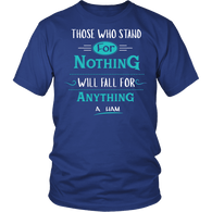 Those Who Stand for Nothing Fall for Anything Shirt - Alexander Hamilton Quote Tee - Luxurious Inspirations