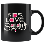 Kids Love Satan Coffee Cup Mug - Luxurious Inspirations
