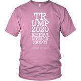 Trump 2020 Keep America Great T-Shirt - Funny Eye Exam Vision is 2020 20/20 Potus President Donald Elections Pro Tee Shirt - Luxurious Inspirations
