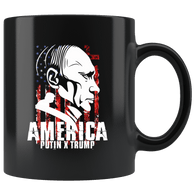 Trump Russia Anti-Trump Anti Impeach Mug - Putin Friend American Flag Coffee Cup - Luxurious Inspirations