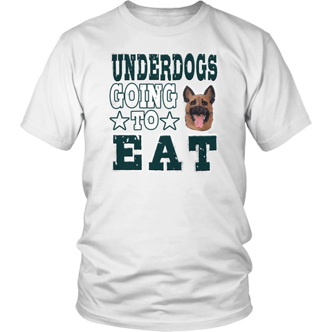 Underdogs Going To Eat Tee Shirt - 9 Bird Gang Fly Eagles Fly Straight outta Philly T-Shirt - Luxurious Inspirations