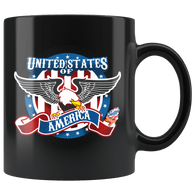 United States Of America American Eagle Patriot Mug - Freedom Pride USA Coffee Cup - Luxurious Inspirations