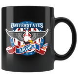 United States Of America American Eagle Patriot Mug - Freedom Pride USA Coffee Cup - Luxurious Inspirations