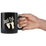 Just Fat Coffee Cup Mug - Luxurious Inspirations