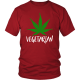 Vegetarian Funny Weed Pot Marijuana Support T-Shirt - Luxurious Inspirations