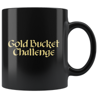 Gold Bucket Challenge Coffee Cup Mug - Luxurious Inspirations