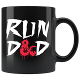 Run DND rpg d20 d2 critical hit miss dice coffee cup mug - Luxurious Inspirations