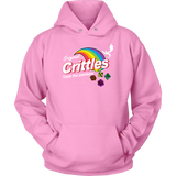 Crittles Taste The Painbow Hoodie - Funny DND Parody Fan Design - Binge Prints