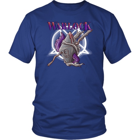 Warlock DICE D12 DND T-SHIRT - Luxurious Inspirations