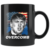 We Shall Overcomb This Trump Mug - Funny Hairstyle POTUS Support President American Flag Coffee Cup - Luxurious Inspirations