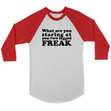 What Are You Looking At You Two Legged Freak Shirt - Funny Tee Long sleeve Leg Amputee Humor Meme T-Shirt - Luxurious Inspirations