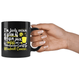 Windmill Cancer Covfefe Funny Anti Trump Mug - ITMFA Stable Genius POTUS Coffee Cup - Luxurious Inspirations