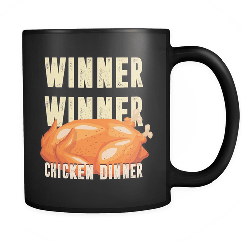 Winner Winner Chicken Dinner Mug - Funny Gambling Poker Casino Coffee Cup - Luxurious Inspirations