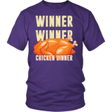 Winner Winner Chicken Dinner Shirt - Funny Gambling Blackjack Vegas Tee - Luxurious Inspirations
